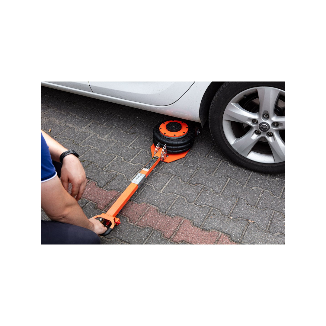 Pneumatinis kėliklis 3T, aukštis 145-420mm 3 Pneumatinis kėliklis 3T, aukštis 145-420mm 3