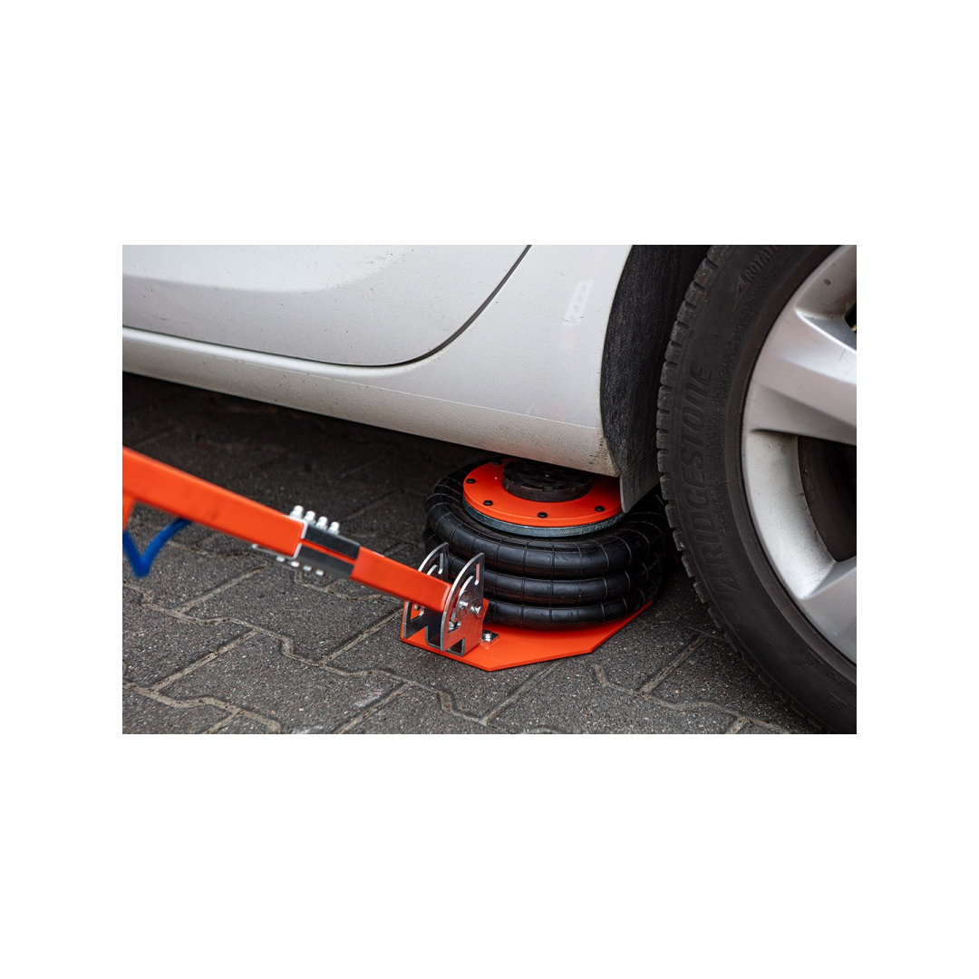 Pneumatinis kėliklis 3T, aukštis 145-420mm 6 Pneumatinis kėliklis 3T, aukštis 145-420mm 6