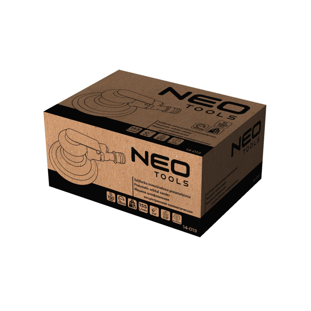 Pneumatinis orbitinis šlifuoklis NEO 14-013, 150 mm, vakuuminė sistema 1