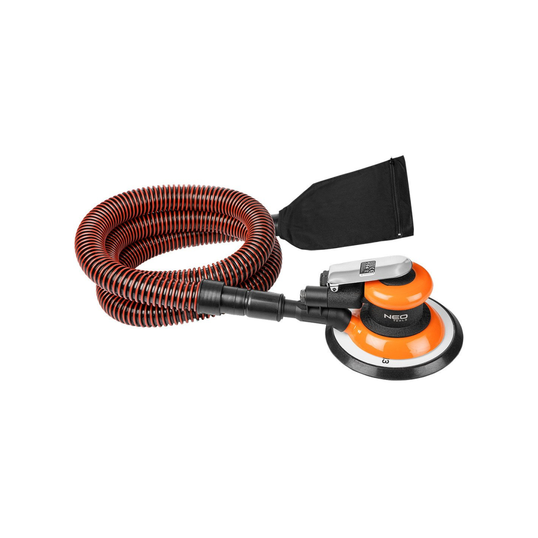 Pneumatinis orbitinis šlifuoklis NEO 14-013, 150 mm, vakuuminė sistema 7