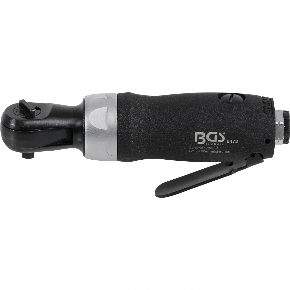 Pneumatinė terkšlė - veržliasukis BGS-technic, 6.3 mm (1/4"), 54 Nm Pneumatinė terkšlė - veržliasukis BGS-technic, 6.3 mm (1/4"), 54 Nm