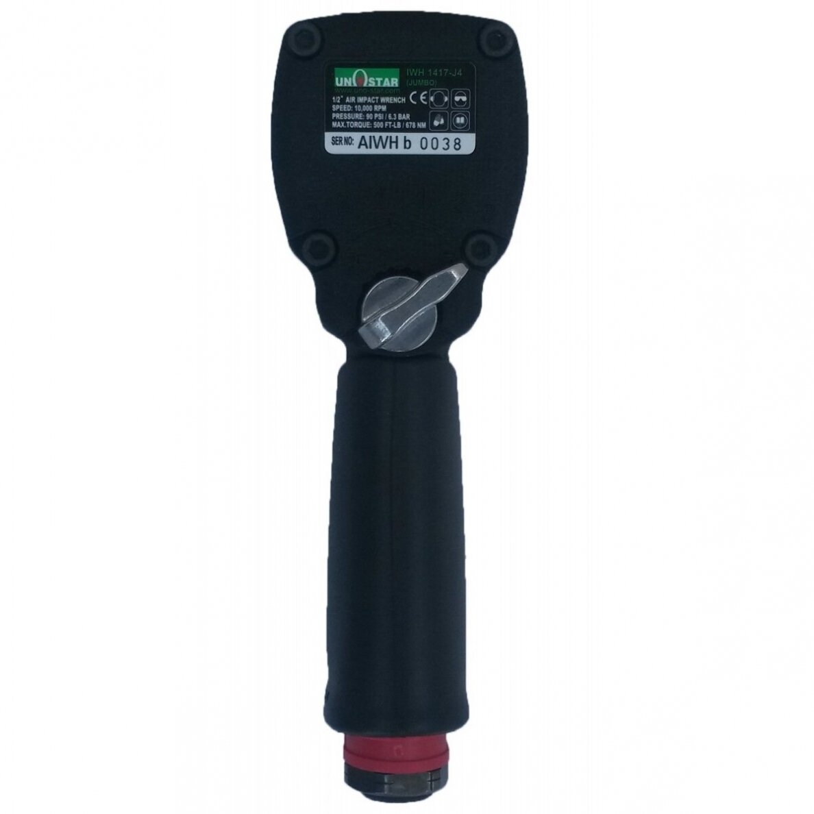 Pneumatinis smūginis veržliasukis Unostar 1/2", 670Nm 1 Pneumatinis smūginis veržliasukis Unostar 1/2", 670Nm 1