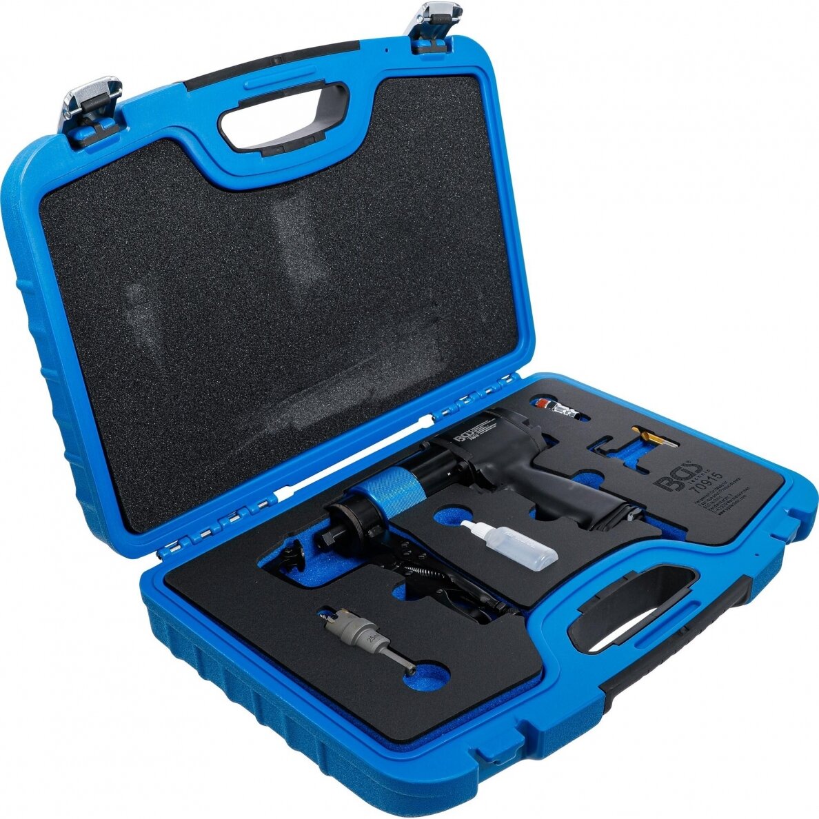 Pneumatinis suvirinimo taškų nugręžėjas su rinkiniu (70915) Pneumatinis suvirinimo taškų nugręžėjas su rinkiniu (70915)