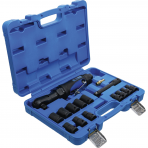 Pneumatinės terkšlės - veržliasukio rinkinys BGS-technic 12,5 mm (1/2"), 102 Nm