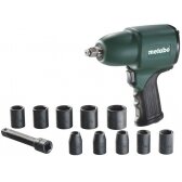 Pneumatinis veržliasukis DSSW 360 1/2'' + sukimo antgaliai, Metabo