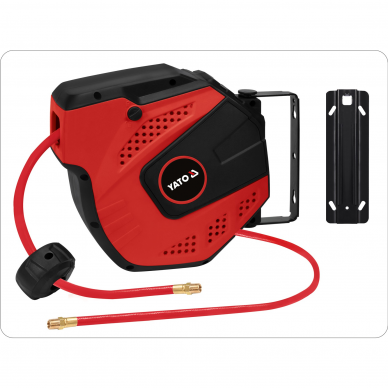 Suspausto oro žarna su automatine rite, Yato 8x10 m 1 Suspausto oro žarna su automatine rite, Yato 8x10 m 1