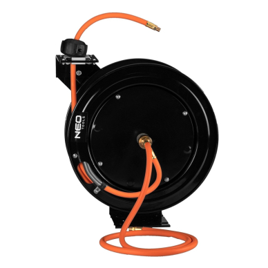 Pneumatinė ritė NEO, metalinė, atvira, 9,5 mm x 15 m HEAVY DUTY 7 Pneumatinė ritė NEO, metalinė, atvira, 9,5 mm x 15 m HEAVY DUTY 7