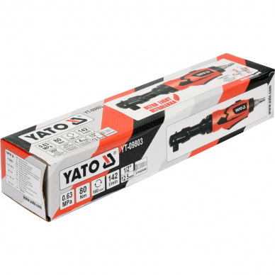 Pneumatinė terkšlė - veržliasukis Yato 12,5 mm (1/2"), 80 Nm 4