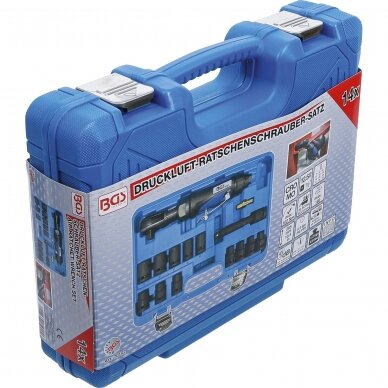 Pneumatinės terkšlės - veržliasukio rinkinys BGS-technic 12,5 mm (1/2"), 102 Nm 5 Pneumatinės terkšlės - veržliasukio rinkinys BGS-technic 12,5 mm (1/2"), 102 Nm 5