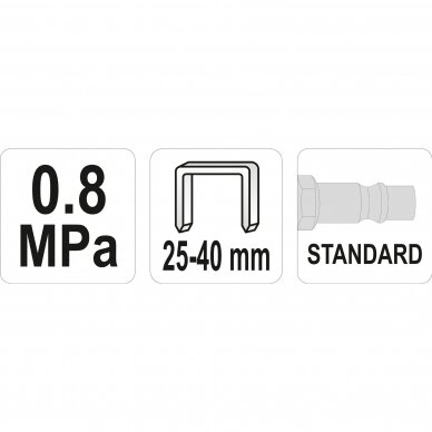 Pneumatinis kabiamūšis Yato 25-40 mm 2 Pneumatinis kabiamūšis Yato 25-40 mm 2