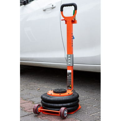 Pneumatinis kėliklis 3T, aukštis 145-420mm 4 Pneumatinis kėliklis 3T, aukštis 145-420mm 4