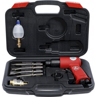 Pneumatinis plaktukas su rinkiniu | 8 vnt. (3213) Pneumatinis plaktukas su rinkiniu | 8 vnt. (3213)