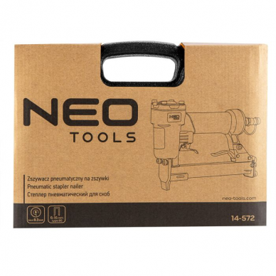 Pneumatinis sąvaržėlių segiklis Neo 14-572, 80 tipo: 6-16 mm 3 Pneumatinis sąvaržėlių segiklis Neo 14-572, 80 tipo: 6-16 mm 3