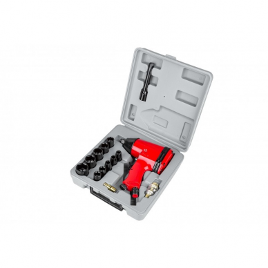 Pneumatinis smūginis veržliaraktis, 12,5 mm, (1/2"),17 vnt. 1 Pneumatinis smūginis veržliaraktis, 12,5 mm, (1/2"),17 vnt. 1