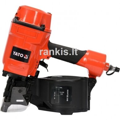 Pneumatinis viniamūšis būgninis Yato 45-70 mm 1 Pneumatinis viniamūšis būgninis Yato 45-70 mm 1