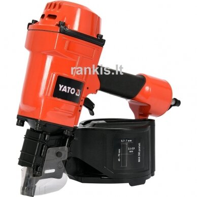 Pneumatinis viniamūšis būgninis Yato 45-70 mm Pneumatinis viniamūšis būgninis Yato 45-70 mm