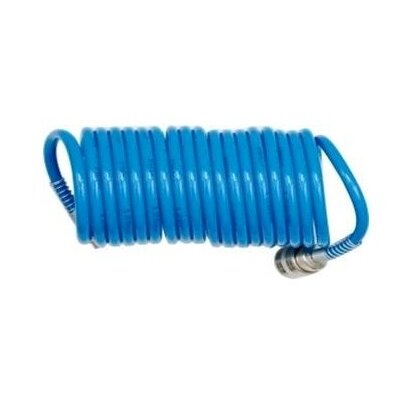 Pneumatinė žarna spiralinė | PE / su antgaliais | 5x8 mm | 15 m (50815PE) Pneumatinė žarna spiralinė | PE / su antgaliais | 5x8 mm | 15 m (50815PE)