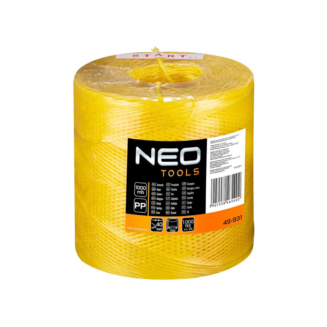 Polipropileno virvė 1000 m Polipropileno virvė 1000 m