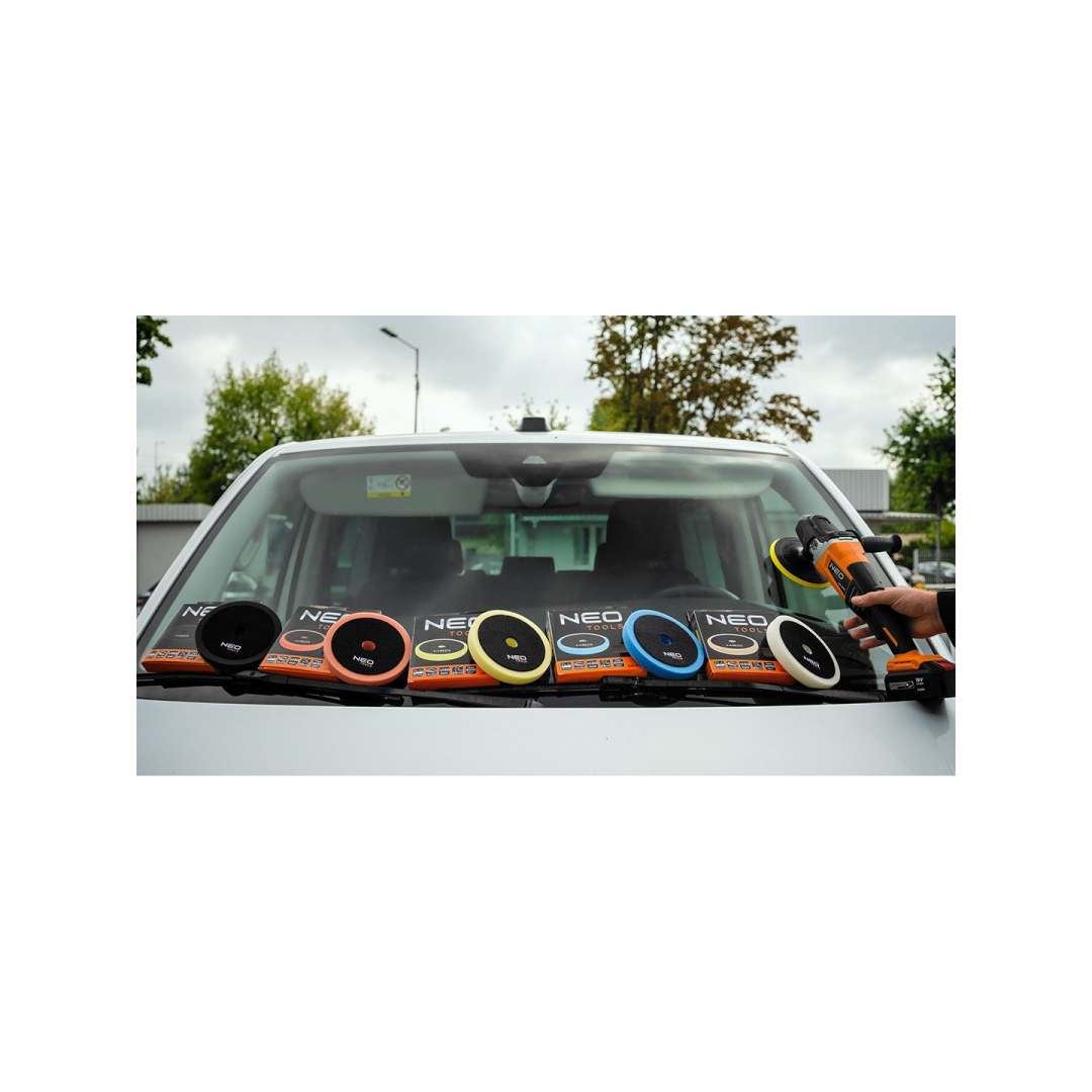 Poliravimo padas 150 x 150 mm x 25 mm, vidutinė kempinė 5