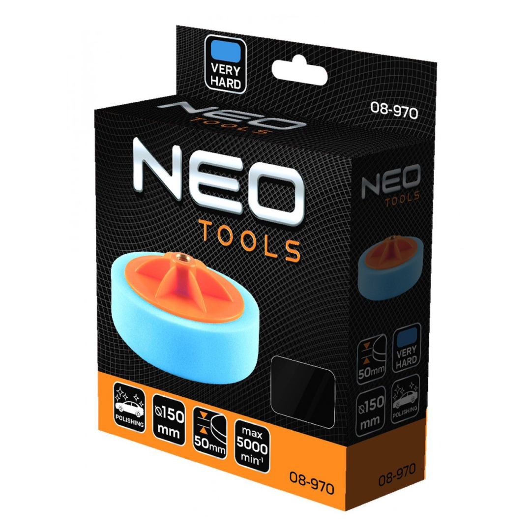 Poliravimo padas 150 x 50 mm, extra hard sponge, M14 1 Poliravimo padas 150 x 50 mm, extra hard sponge, M14 1