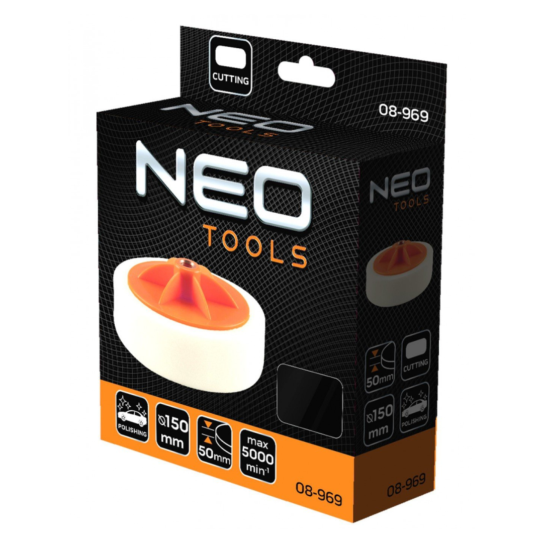 Poliravimo padas 150 x 50 mm, sanding sponge, M14 1