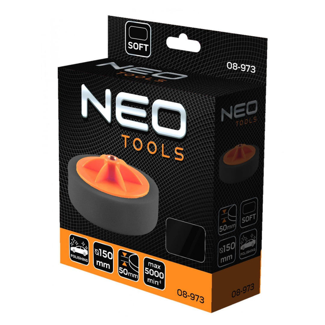 Poliravimo padas 80 x 25 mm, soft sponge, M14 1 Poliravimo padas 80 x 25 mm, soft sponge, M14 1