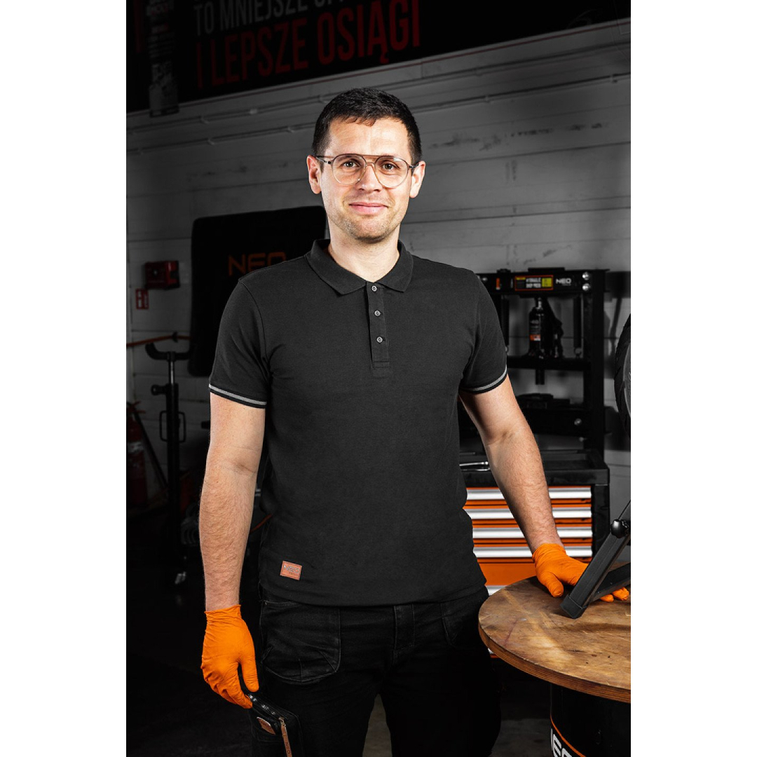 Polo marškinėliai DENIM, juodi, S dydis 3 Polo marškinėliai DENIM, juodi, S dydis 3