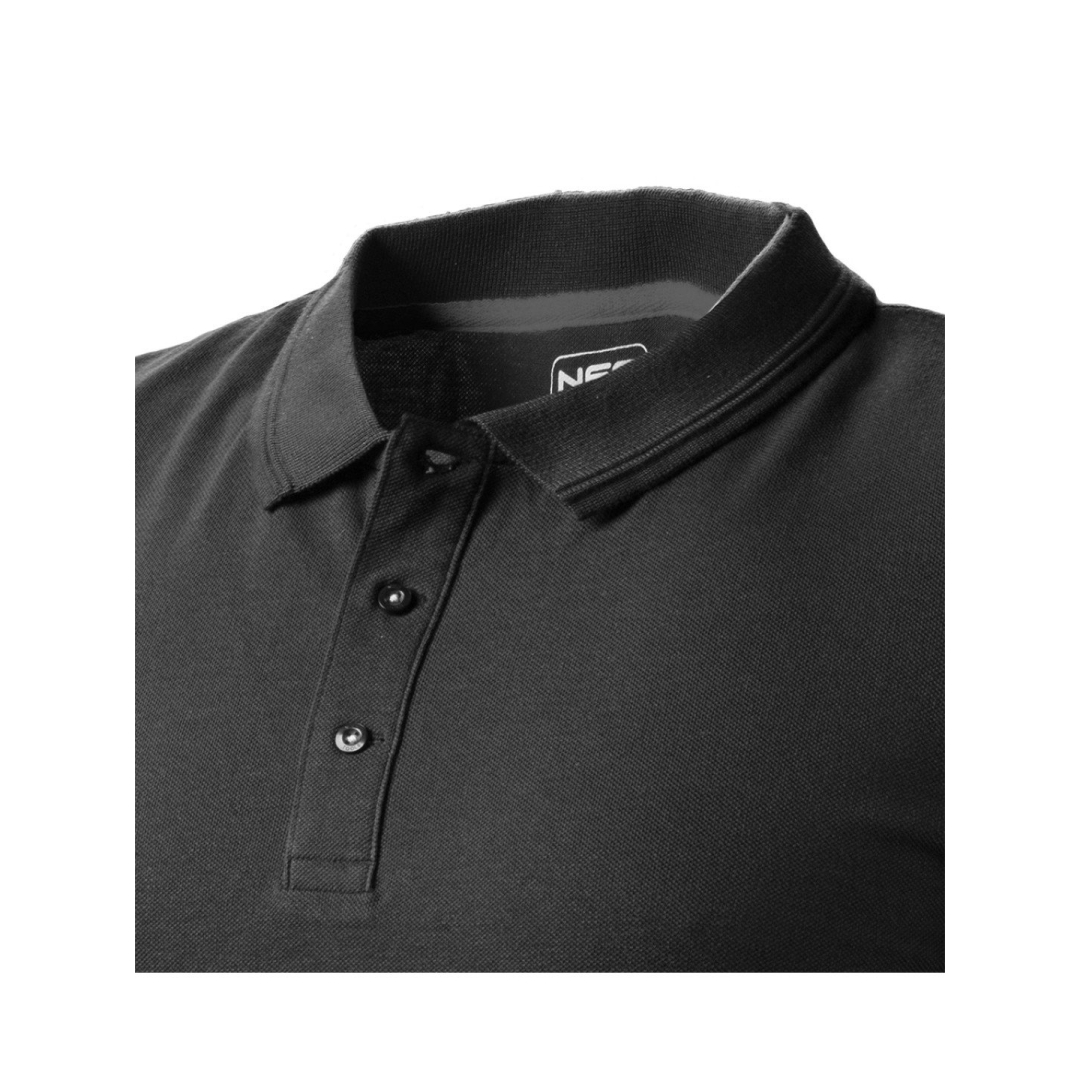 Polo marškinėliai DENIM, juodi, XL dydis 8