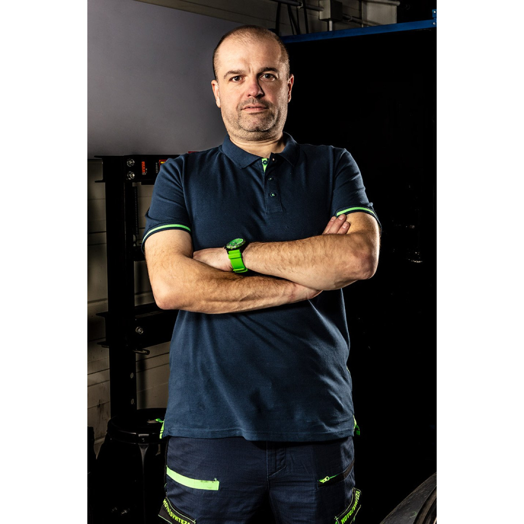 Polo marškinėliai Motosynteza, 100% medvilnė, XXXL dydis 4