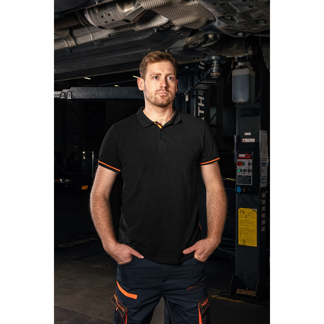 Polo marškinėliai Neo Garage, 100% medvilnė, M dydis 6 Polo marškinėliai Neo Garage, 100% medvilnė, M dydis 6