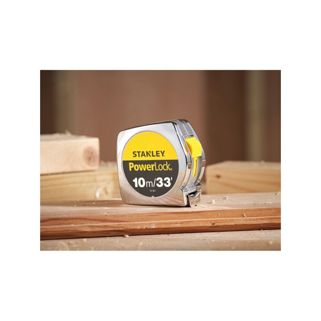 „Powerlock“ Rulėtė 10m/33 ' Stanley 0-33-443 4