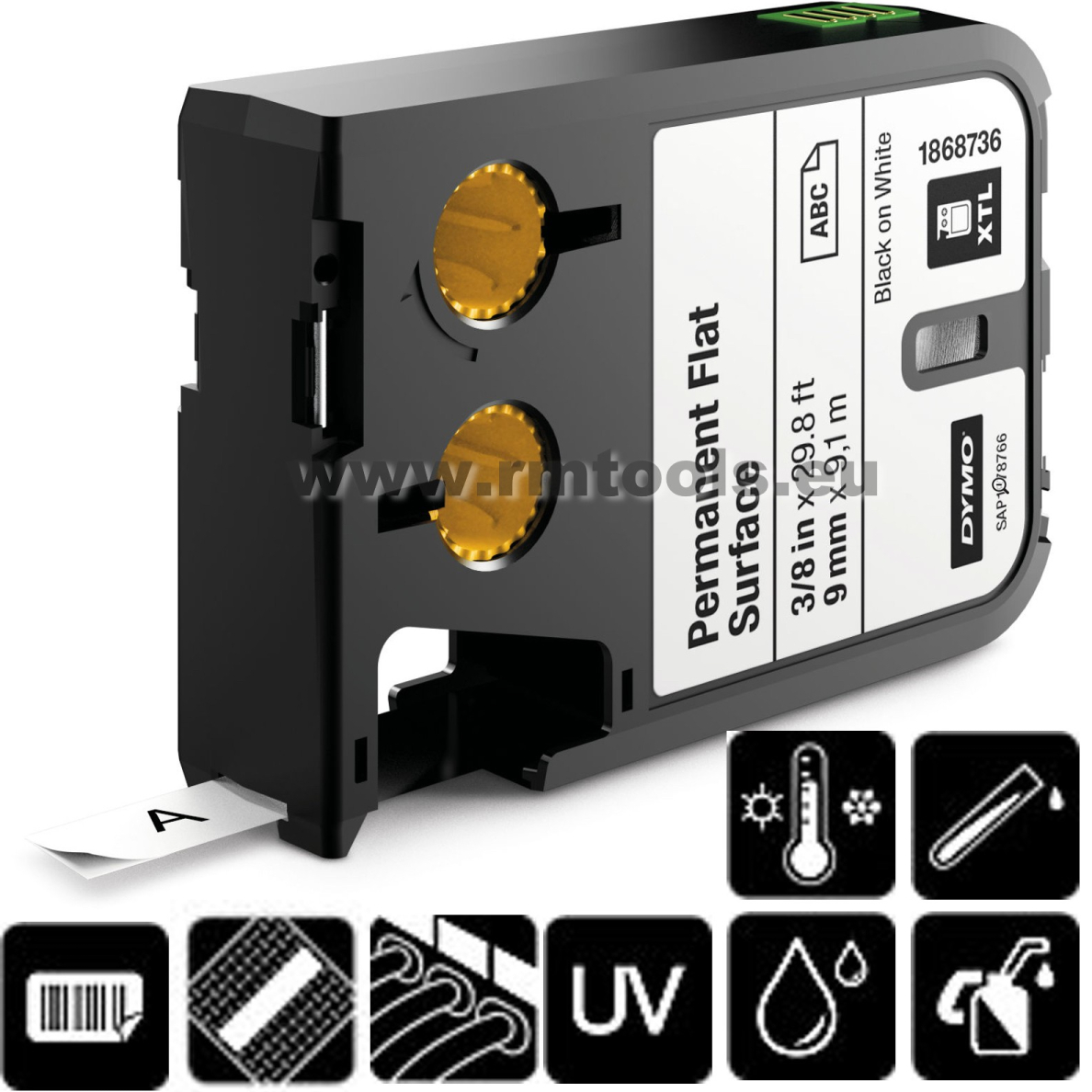 Poliesterio juost. XTL 12 mm juod./ska. Poliesterio juost. XTL 12 mm juod./ska.