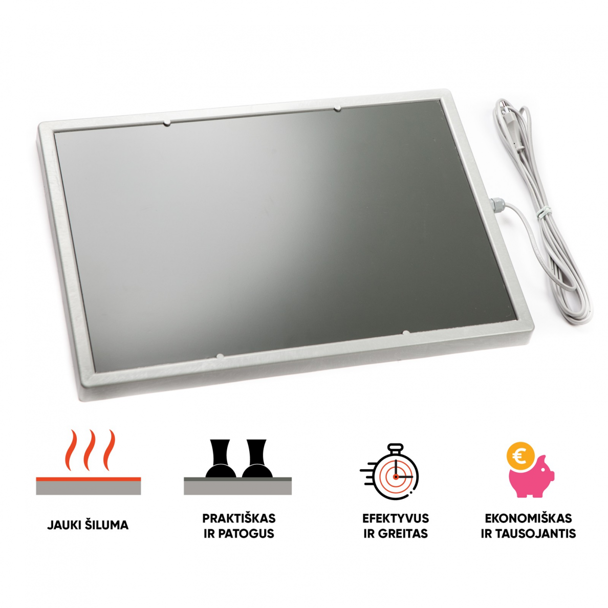 Postalinis kojų/pėdų šildytuvas MySo, 50 W Postalinis kojų/pėdų šildytuvas MySo, 50 W