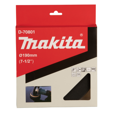 Poliravimo kempinė Makita D-70801, šiurkštus (kibus), 190mm 2 Poliravimo kempinė Makita D-70801, šiurkštus (kibus), 190mm 2