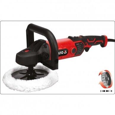 Poliravimo mašinėlė Yato YT-82196, 1400W, 180mm 3 Poliravimo mašinėlė Yato YT-82196, 1400W, 180mm 3