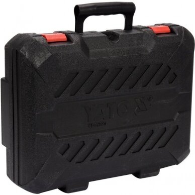 Akumuliatorinis ekscentrinis poliruoklis Yato, 18 V, 3,0 Ah 4 Akumuliatorinis ekscentrinis poliruoklis Yato, 18 V, 3,0 Ah 4