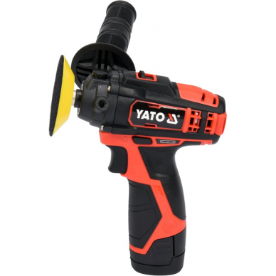 Akumuliatorinis poliruoklis Yato, 12 V, 2,0 Ah 2 Akumuliatorinis poliruoklis Yato, 12 V, 2,0 Ah 2