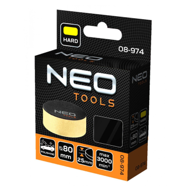 Poliravimo padas 80 x 25 mm, hard sponge 1