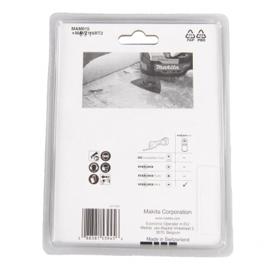 Šlifavimo plokštė Makita B-66553, 116 mm 2 Šlifavimo plokštė Makita B-66553, 116 mm 2