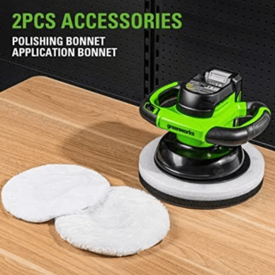 Akumuliatorinis poliruoklis Greenworks G24BU10, 24 V, (tik įrankis) 1 Akumuliatorinis poliruoklis Greenworks G24BU10, 24 V, (tik įrankis) 1