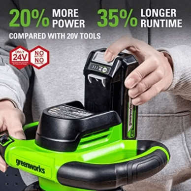 Akumuliatorinis poliruoklis Greenworks G24BU10, 24 V, (tik įrankis) 5 Akumuliatorinis poliruoklis Greenworks G24BU10, 24 V, (tik įrankis) 5