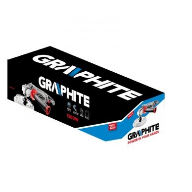 Poliruoklis Graphite 59G243, 1300W, 180mm 3