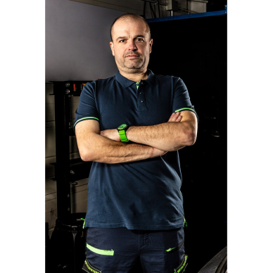 Polo marškinėliai Motosynteza, 100% medvilnė, XXL dydis 4