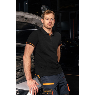 Polo marškinėliai Neo Garage, 100% medvilnė, XL dydis 2 Polo marškinėliai Neo Garage, 100% medvilnė, XL dydis 2