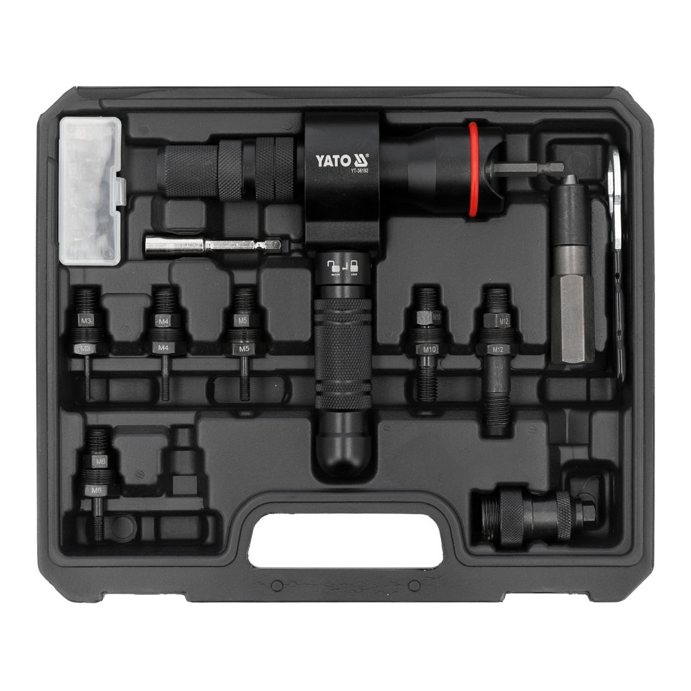 Priedas į grąžtą | kniediklis / srieginis kniediklis (YT-36192) Priedas į grąžtą | kniediklis / srieginis kniediklis (YT-36192)