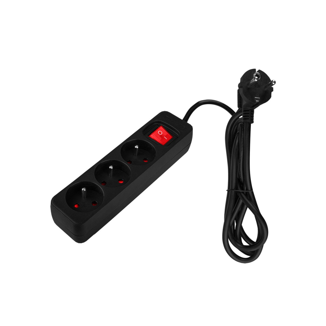 Prailginamasis laidas 1,5 m, 3x1,5 mm2, 3G, juodas, ON/OFF 6 Prailginamasis laidas 1,5 m, 3x1,5 mm2, 3G, juodas, ON/OFF 6