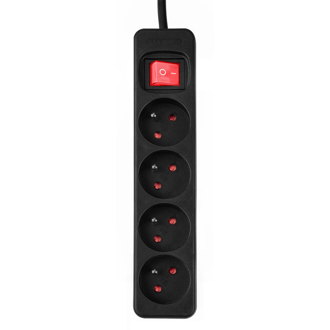 Prailginamasis laidas 3m, 3x1,5mm2, 4G, juodas, ON/OFF 6 Prailginamasis laidas 3m, 3x1,5mm2, 4G, juodas, ON/OFF 6