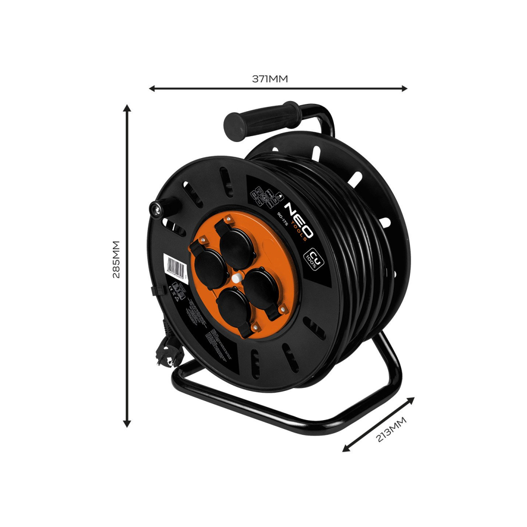 Prailginimo kabelio ritė 50m, 3x2,5mm2 6 Prailginimo kabelio ritė 50m, 3x2,5mm2 6