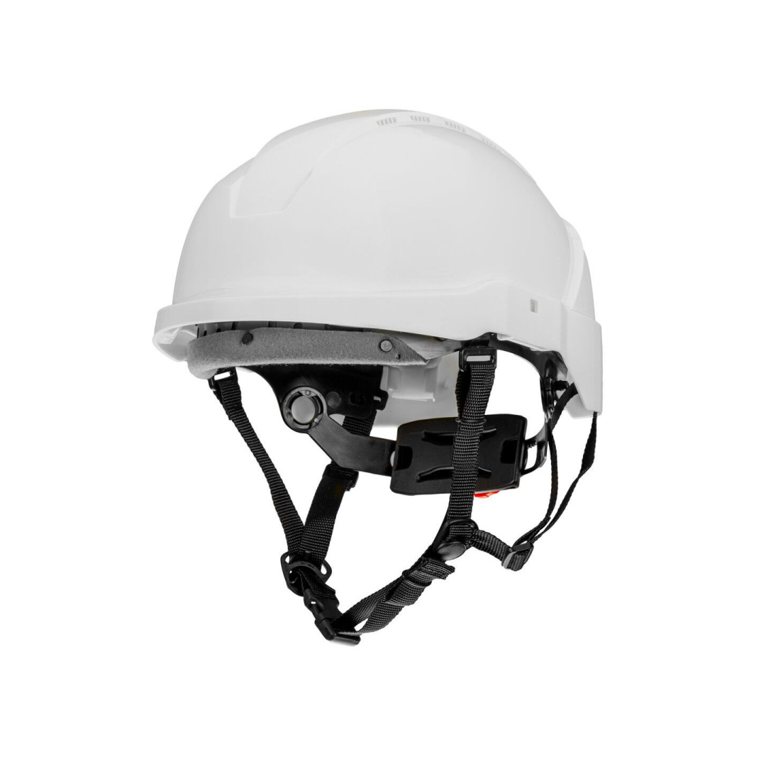 Pramoninis šalmas darbui aukštyje, baltas