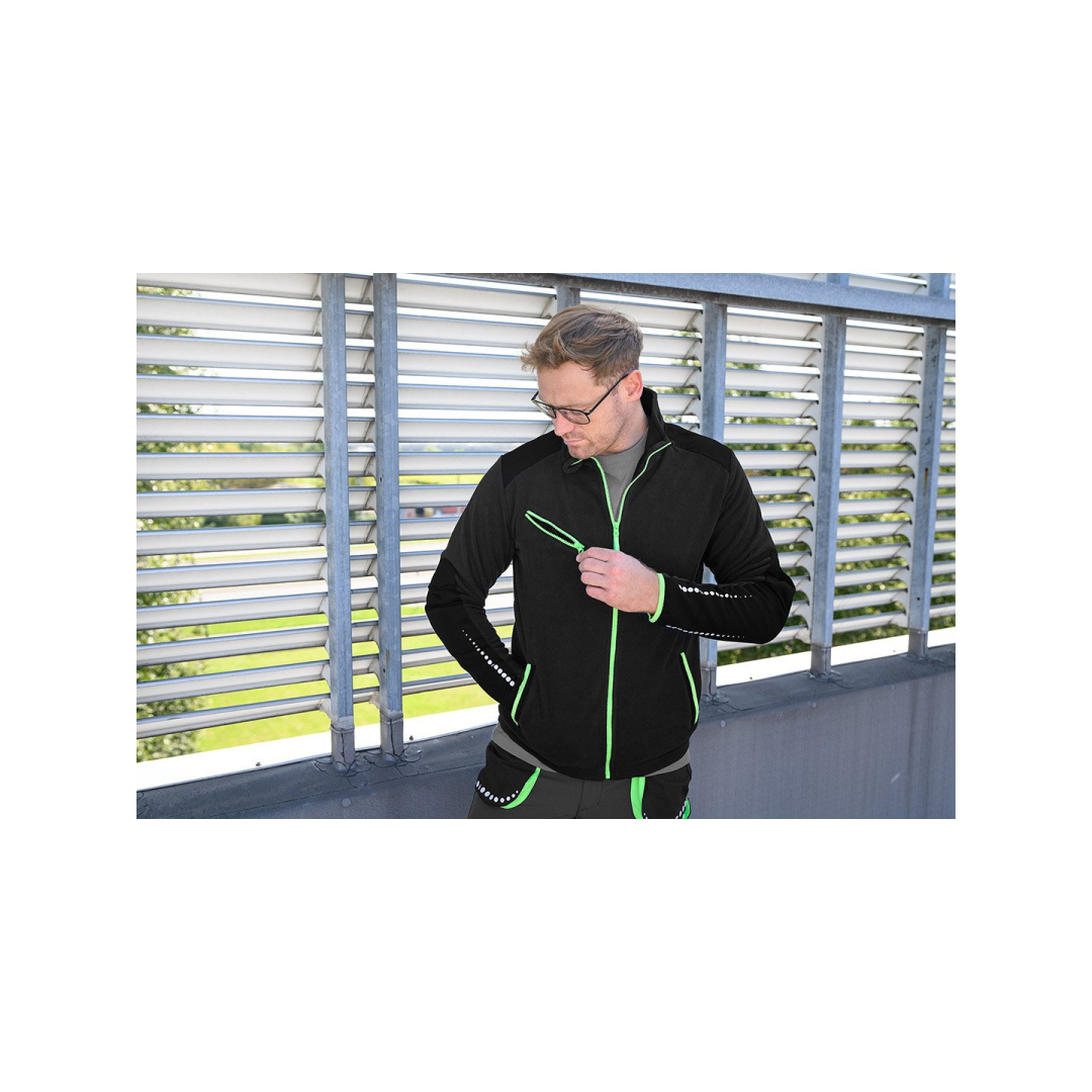 PREMIUM darbinė vilna, juoda, Cordura sutvirtinimai, dydis XL 1